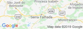 Serra Talhada map
